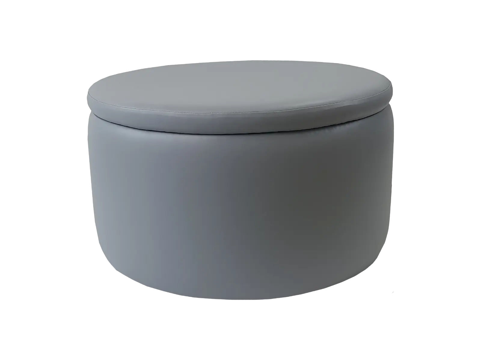 Small storage pouf, Ø 80 cm, height 30 cm