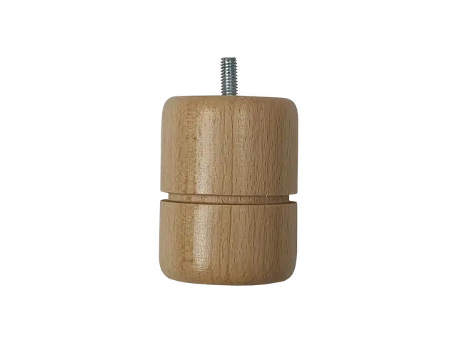 Nogi okrągłe 40 - 58 cm, 4 szt. - buk