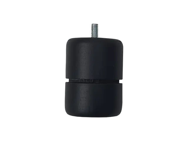Nogi okrągłe 40 - 58 cm, 4 szt. - czarne