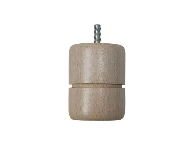 Nogi okrągłe 40 - 58 cm, 4 szt. - jawor
