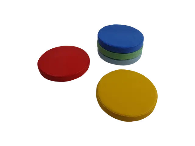 Set of Foam Seating Cushions - Round Cushions 35x5cm - 5 pcs.