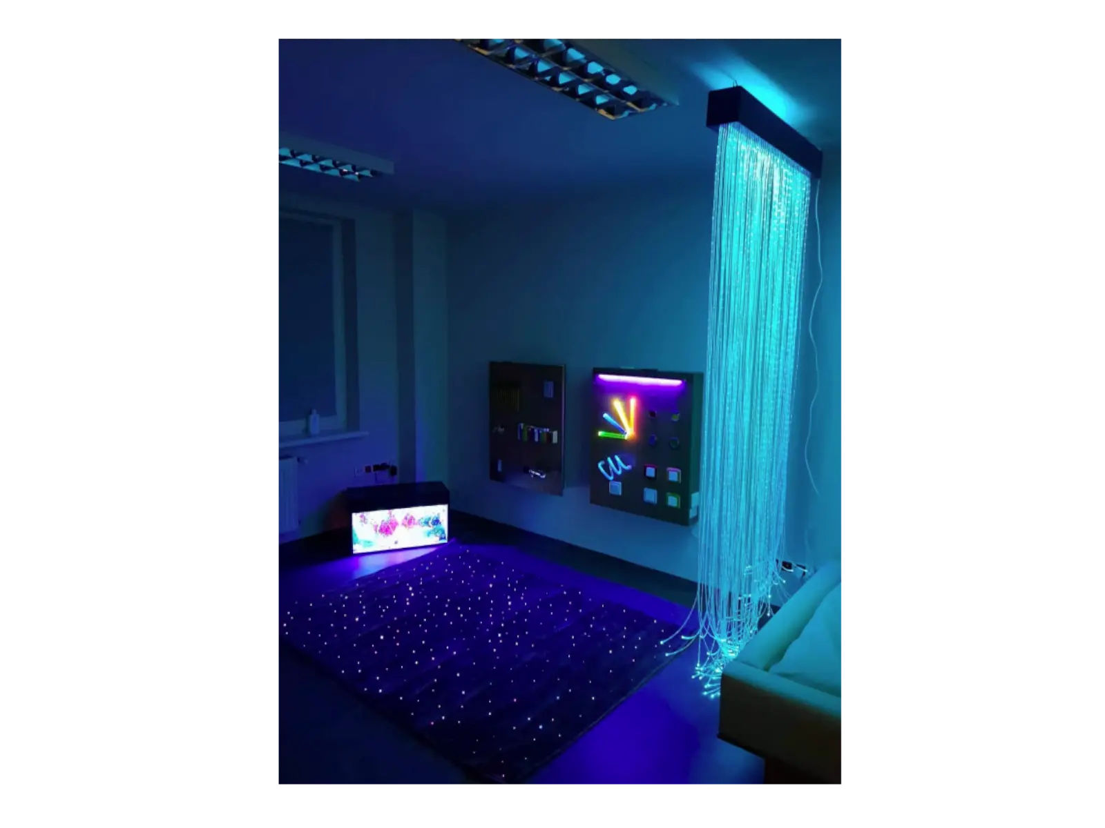 Kurtyna światłowodów mała