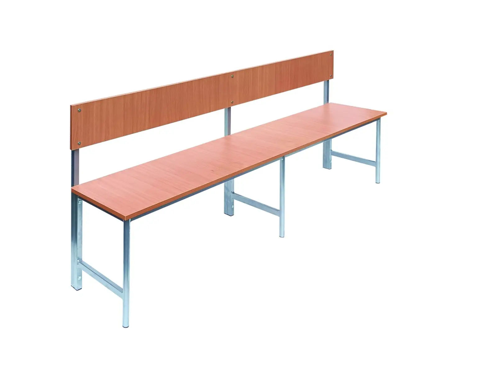 Ławka z oparciem - płyta laminowana - 180 cm