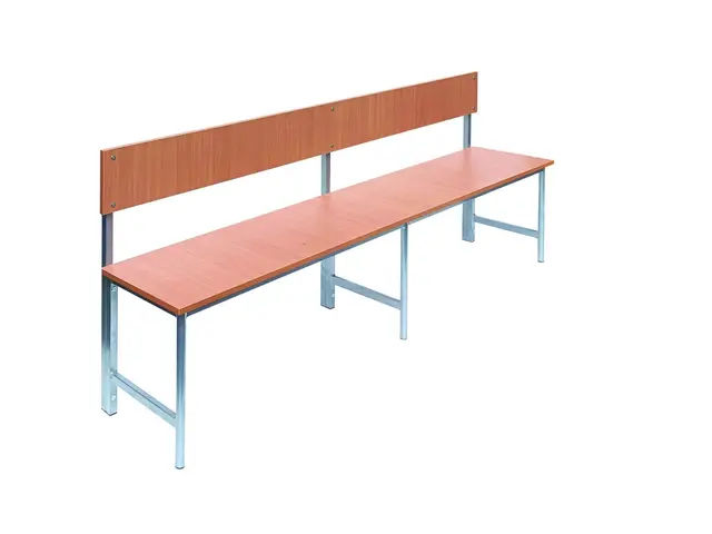 Ławka z oparciem - płyta laminowana - 180 cm