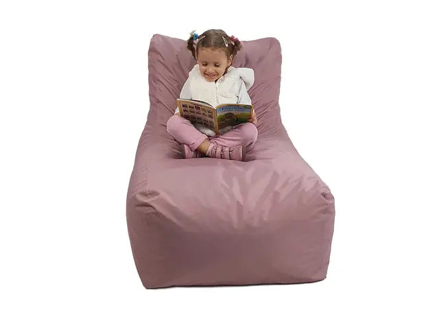 Long Pouf with Backrest