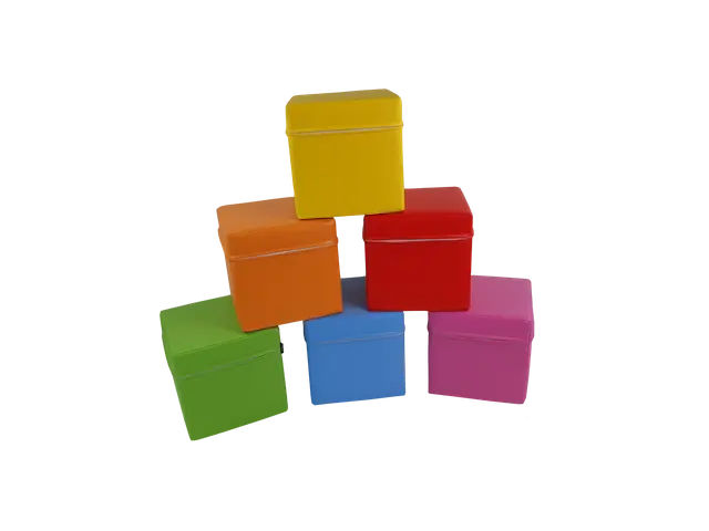 Soft Play Set - 6 cubes