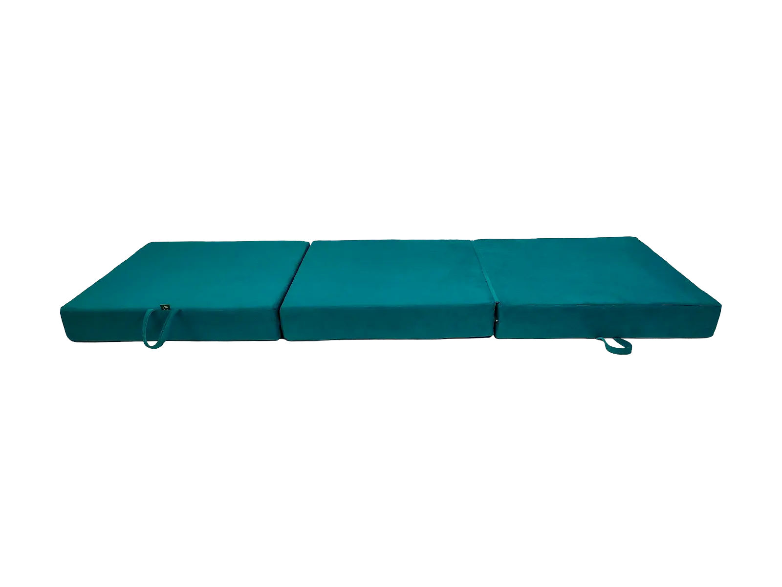3-part folding mattress 180x60x10cm - velvet
