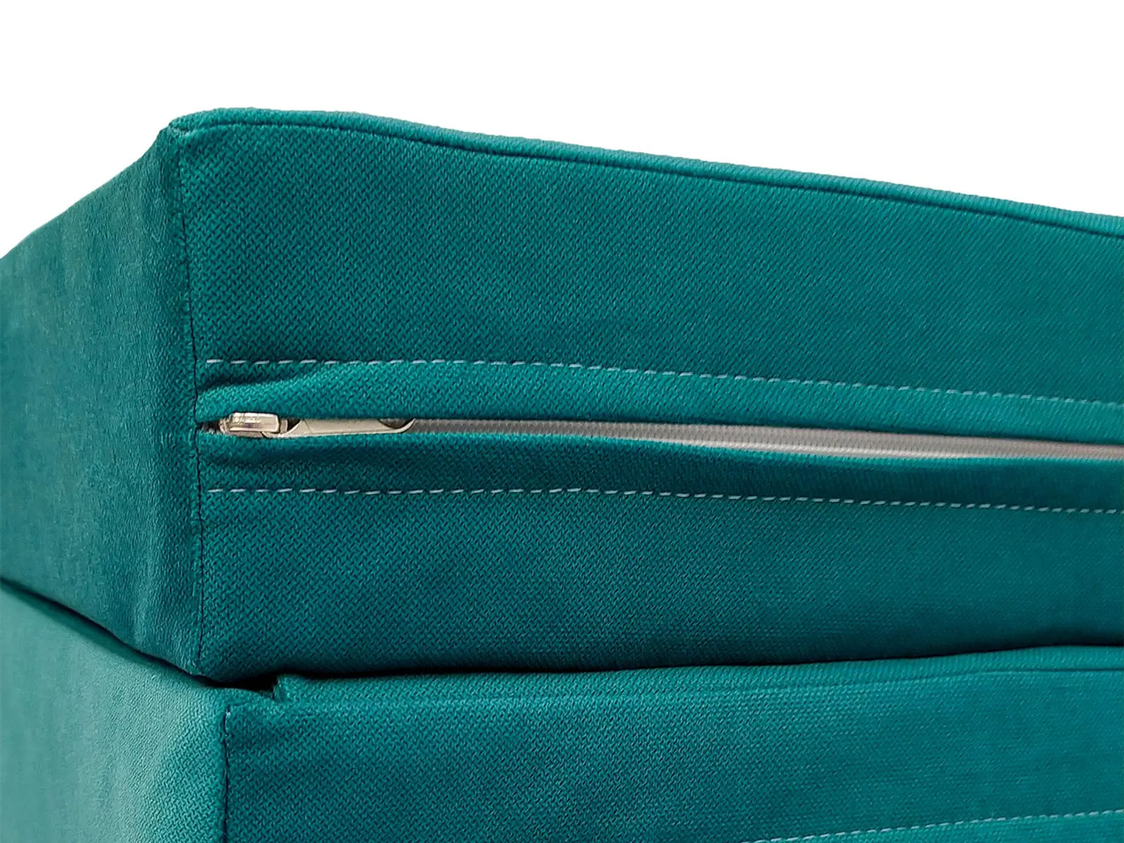3-part folding mattress 180x60x10cm - velvet