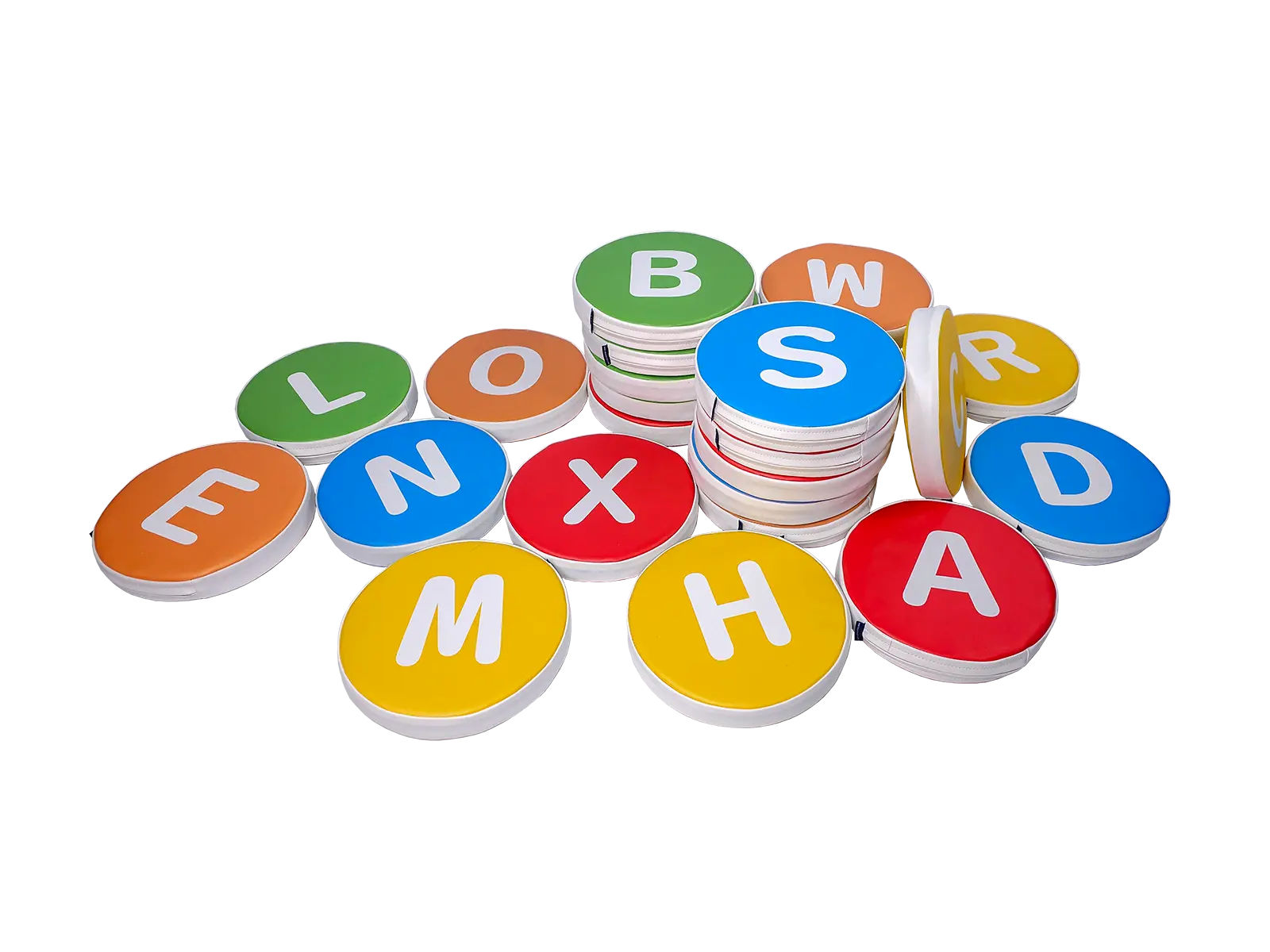 Foam seat cushions - English alphabet