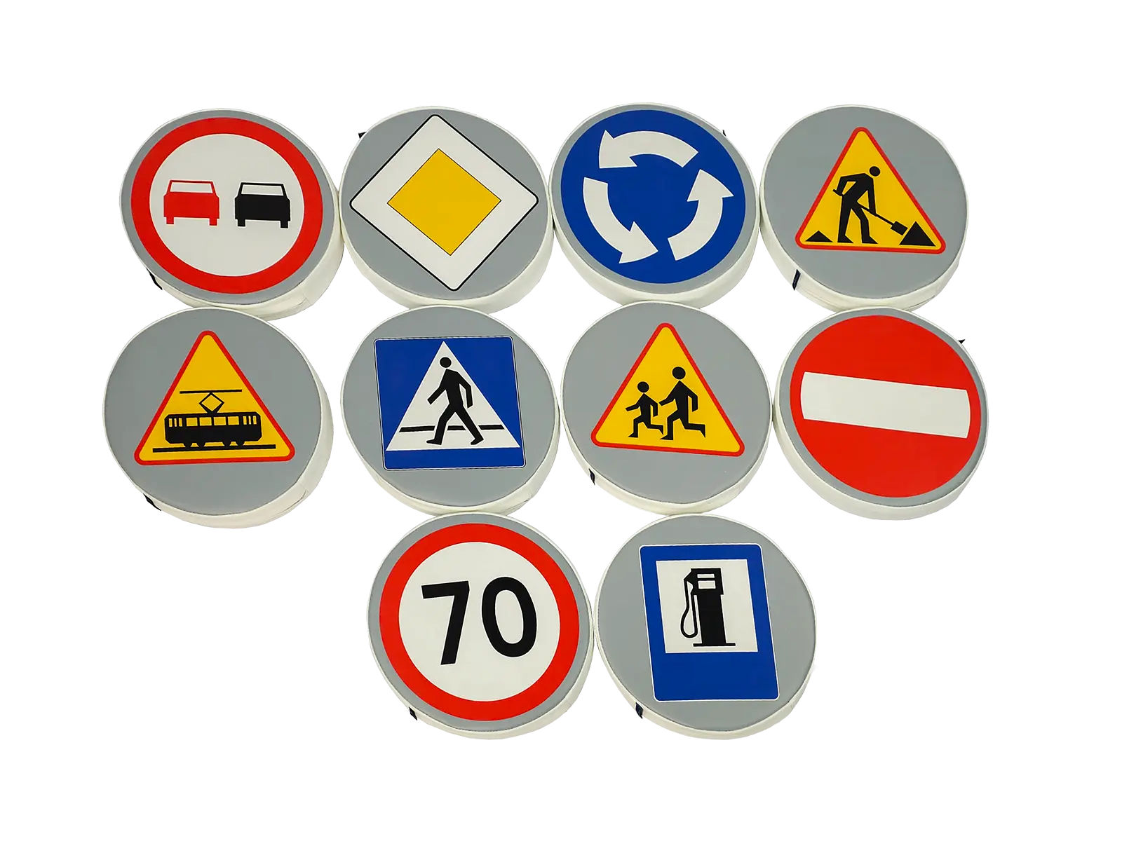 Foam seat cushions - Road signs 1