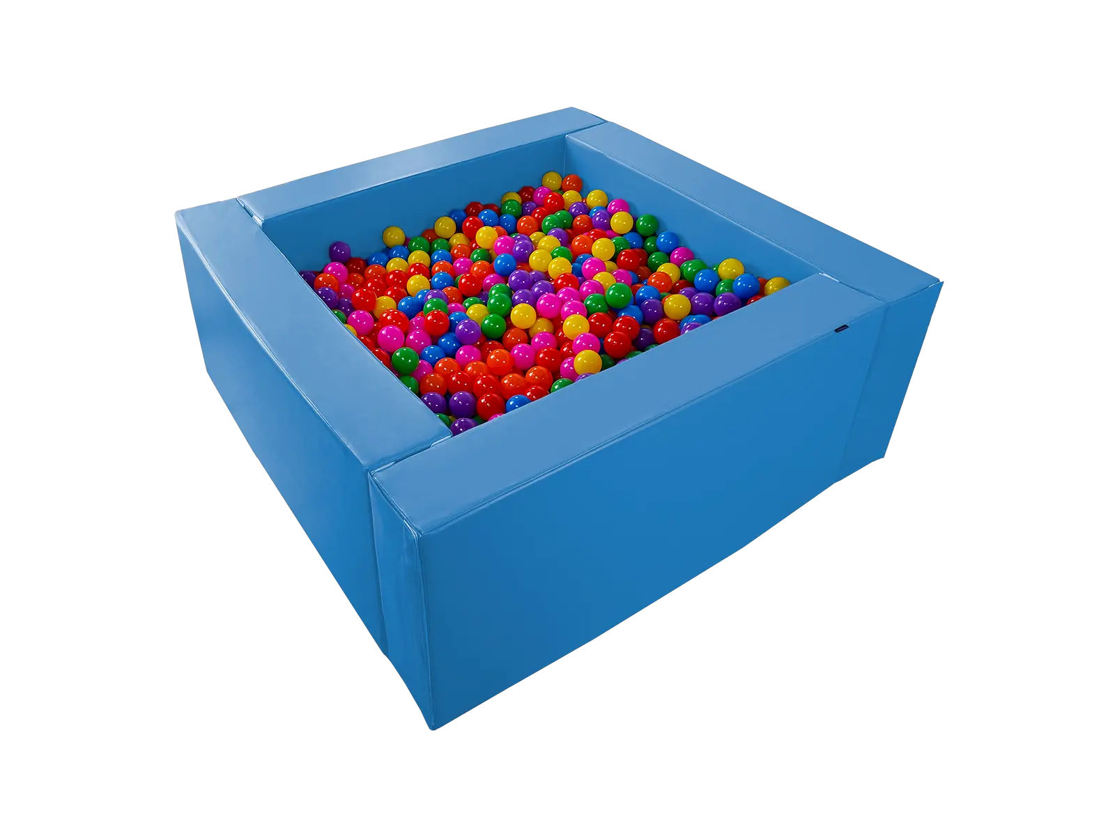 Square Ball Pit – 2x2 m, Height: 45 cm incl. Balls