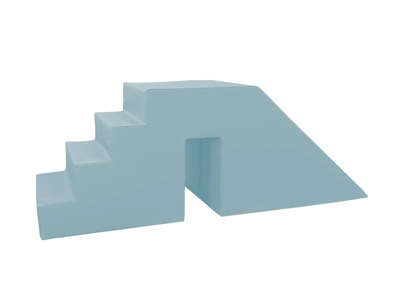 Steps with Slide for Ball Pits – 60 cm Height, Eco-Leather