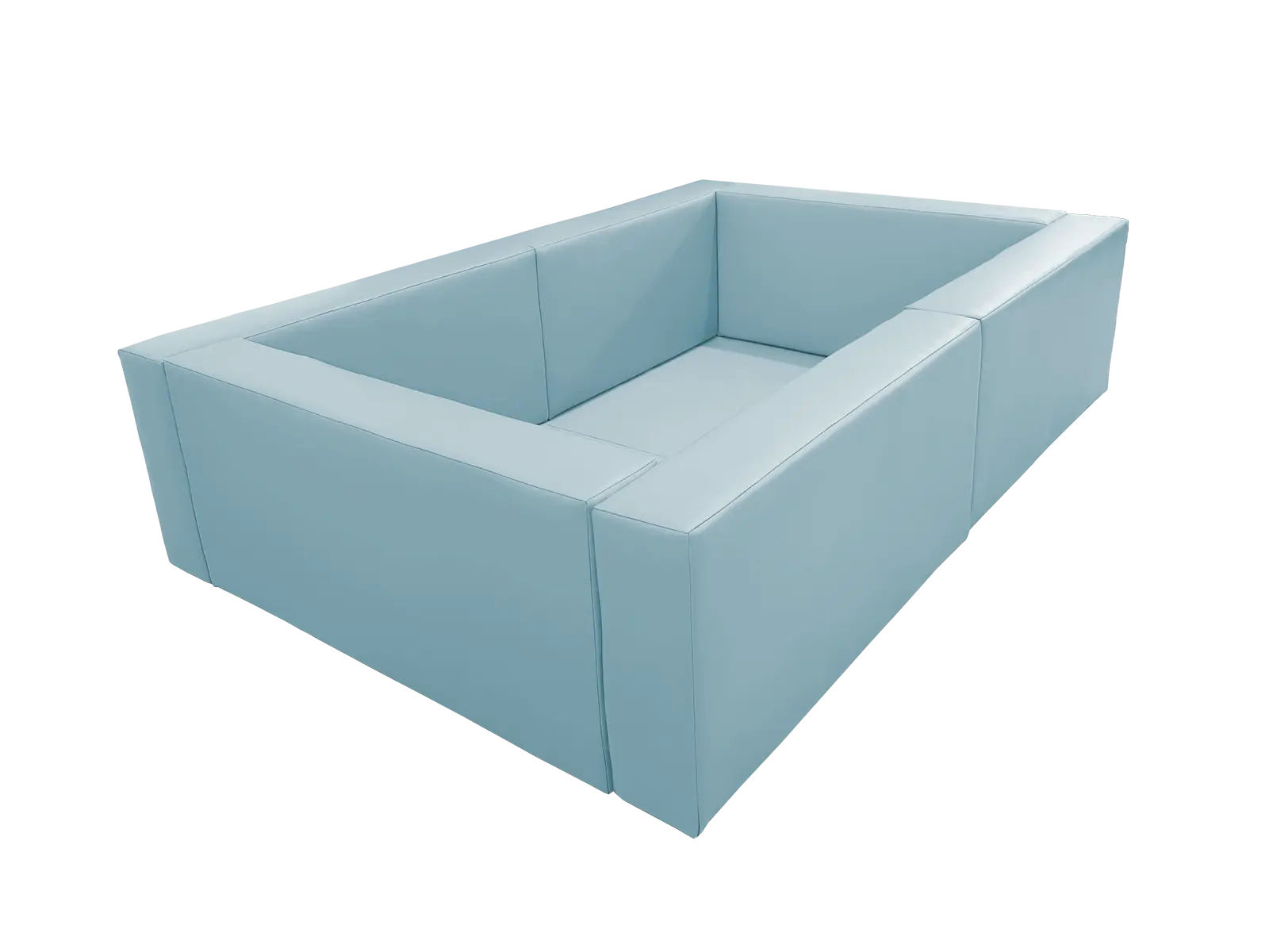 Wooden Frame Ball Pit  – 2 × 3 m, Height: 60 cm – Eco-Leather