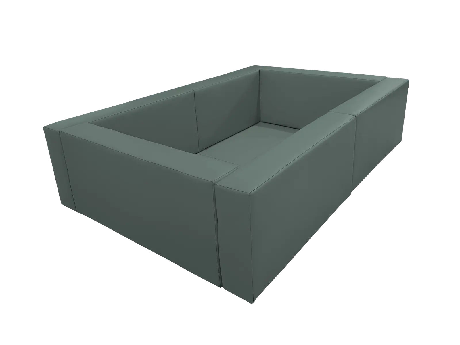 Wooden Frame Ball Pit  – 3 × 3 m, Height: 60 cm – Cordura incl. balls