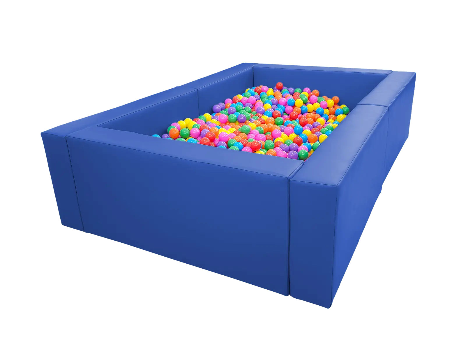 Wooden Frame Ball Pit  – 3 × 3 m, Height: 45 cm – Cordura, incl. balls