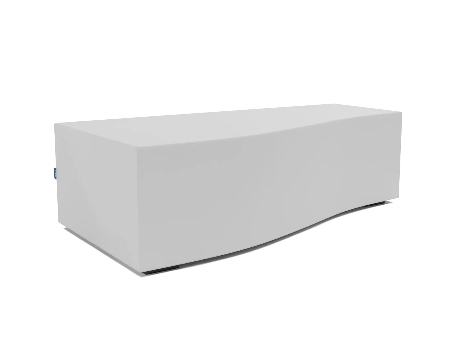 Rectangle Relax Pouf with Wave for Sensory Rooms