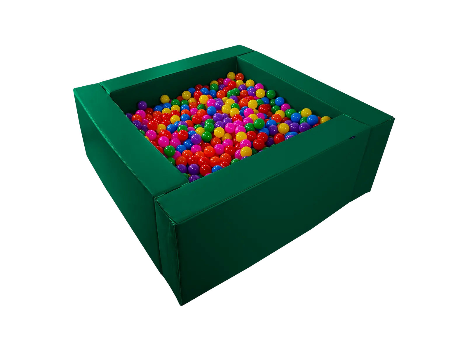 Square Ball Pit – 2x2 m, Height: 45 cm incl. Balls