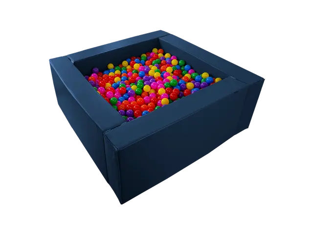 Square Ball Pit – 2x2 m, Height: 60 cm incl. balls