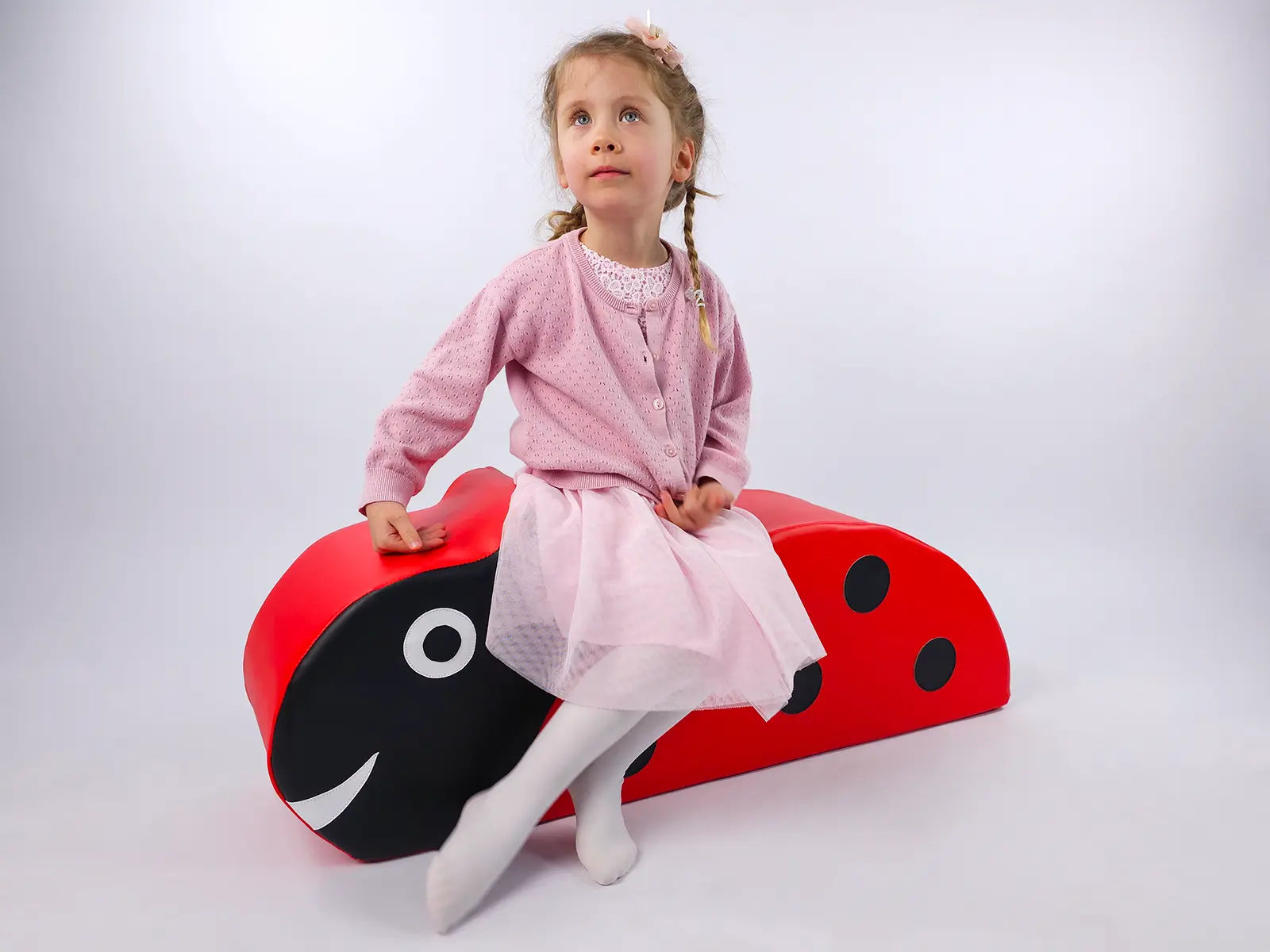 Ladybird Pouf