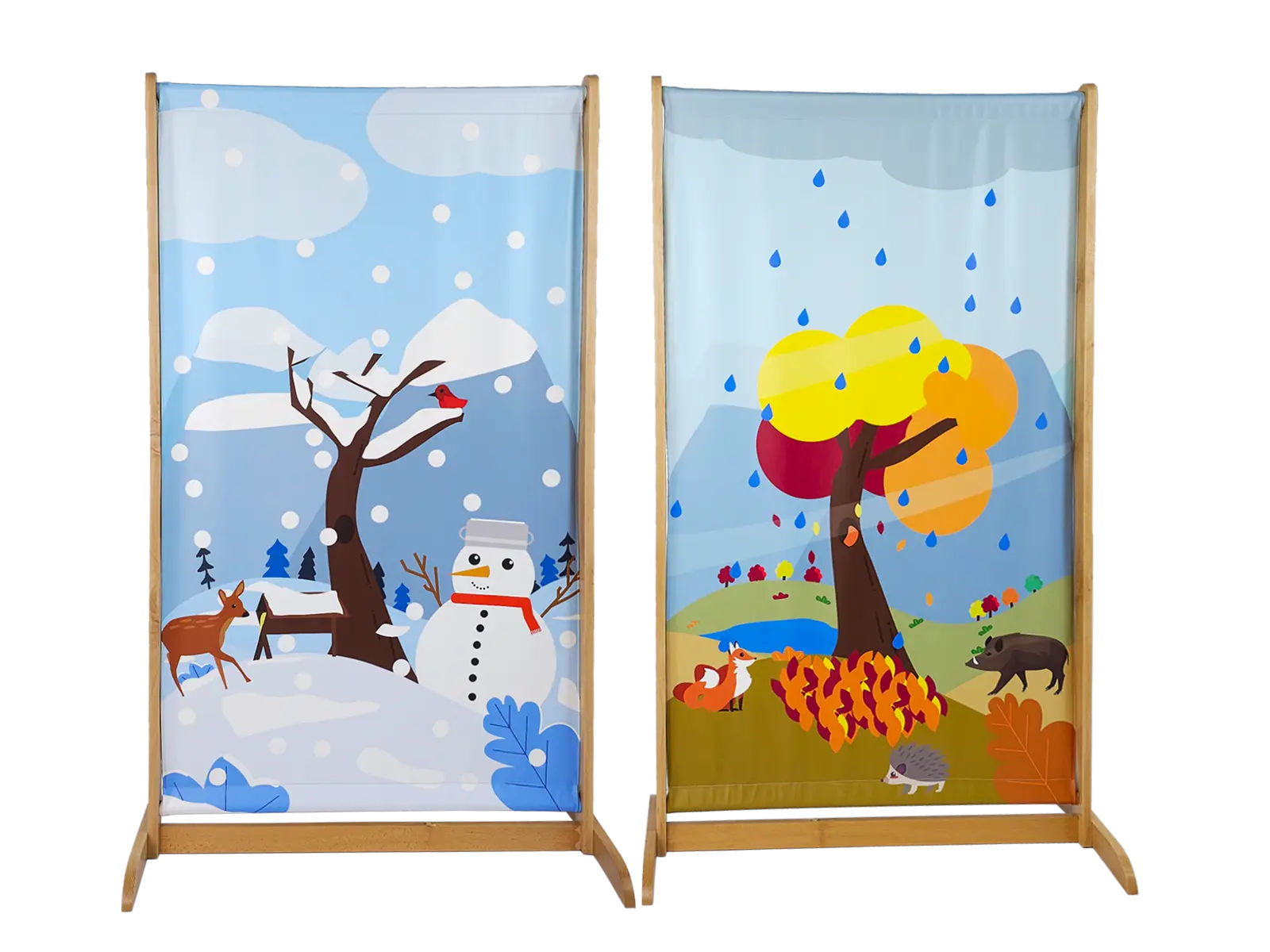 Room Divider – Double Sided Print - Autumn-Winter
