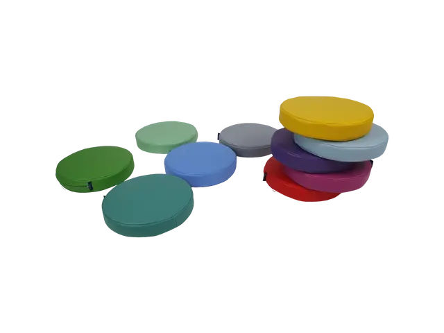 Set of Foam Blocks - Round Cushions 30x5cm - 5 pcs.