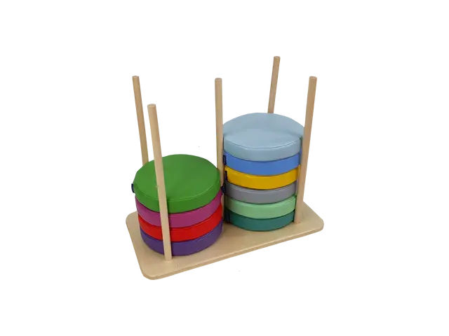 Set of Foam Blocks - Round Cushions 30x5cm - 5 pcs.