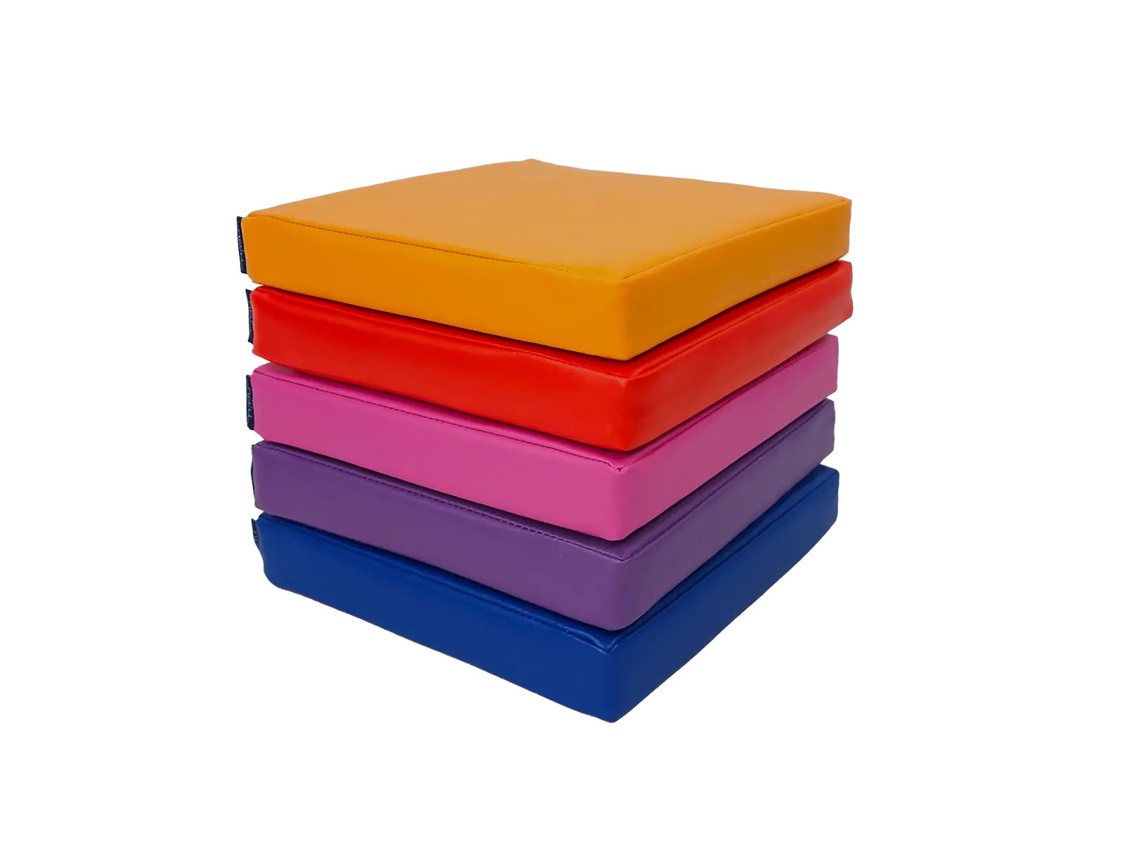 Set of Foam Seating Cushions - Square Cushions 40x40x5 cm - 5 pcs.