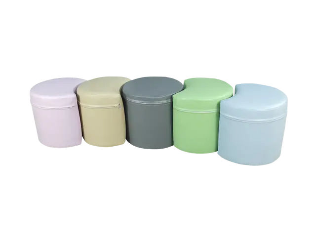 Flower Foam Seating Set – Multicolored Kids' Pouf Set