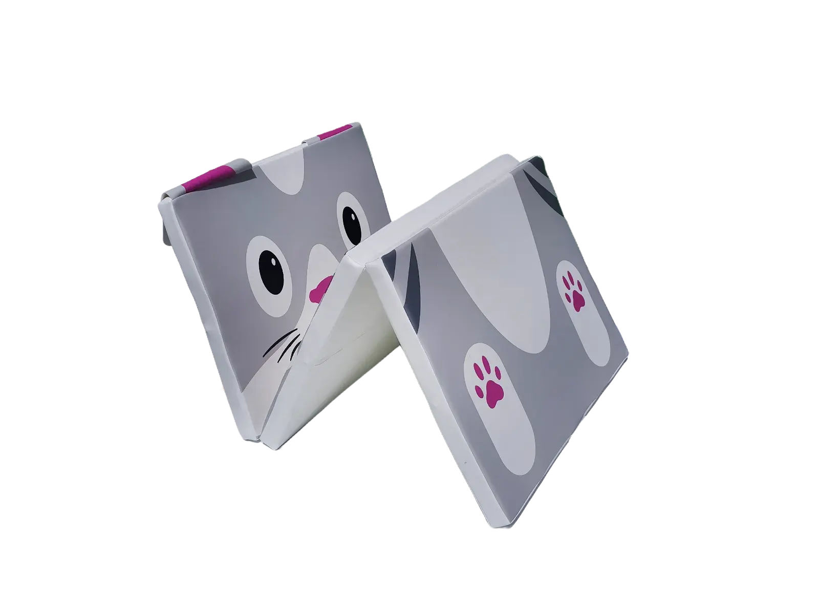 Three-Part Foldable Mattress, print CAT