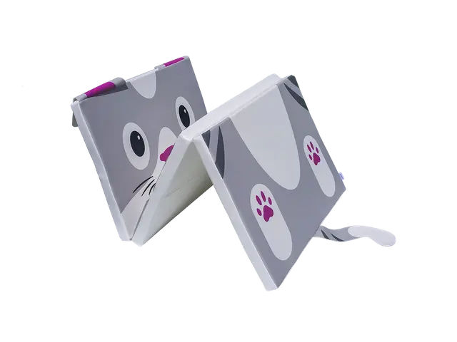 Three-Part Foldable Mattress, print CAT