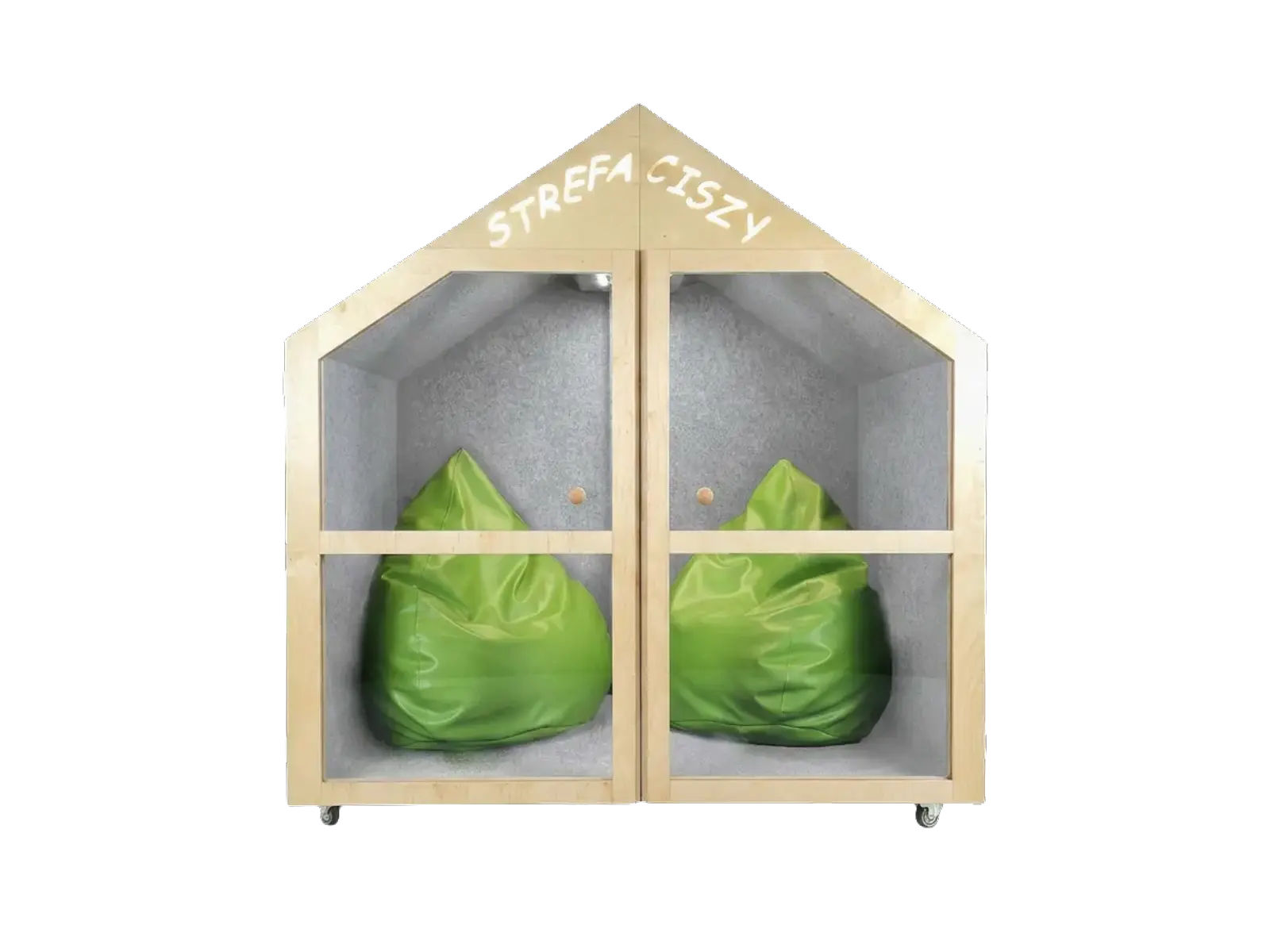 Domek akustyczny do strefy ciszy - zamknięty