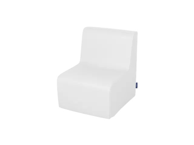 Medium 1 Seater Sofa White