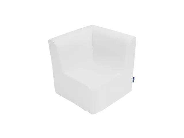 Medium Corner Sofa White