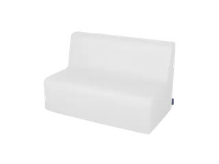 Large 2 Seater Sofa White